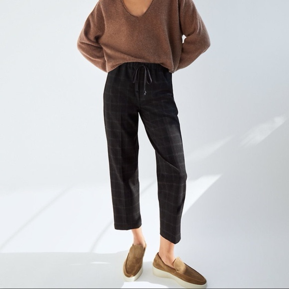 Aritzia Babaton Jimmy pant grey plaid